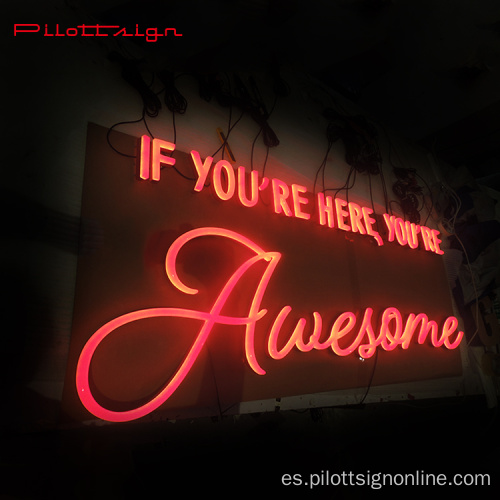 Wholesale Popular personalizable Acrílico Neon Tablero LED